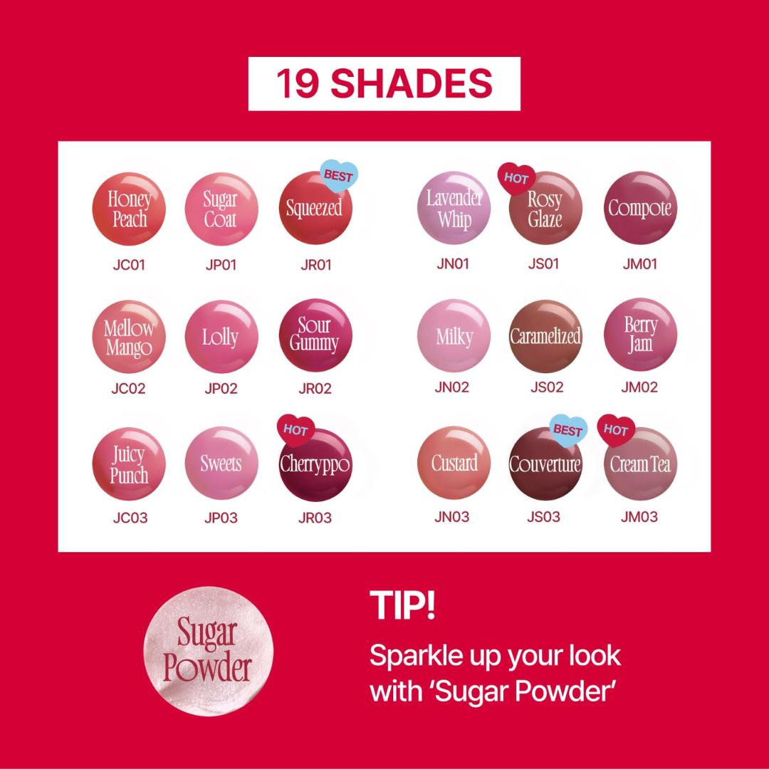 FWEE Lip & Cheek Glowy Jelly Pot (19 colors)