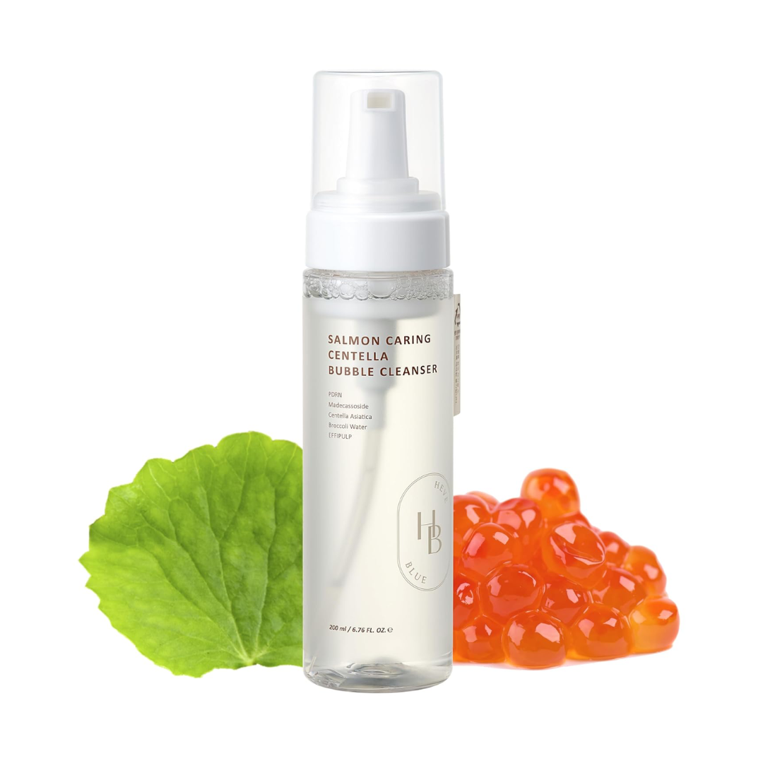 HEVEBLUE Salmon Caring Centella Bubble Cleanser
