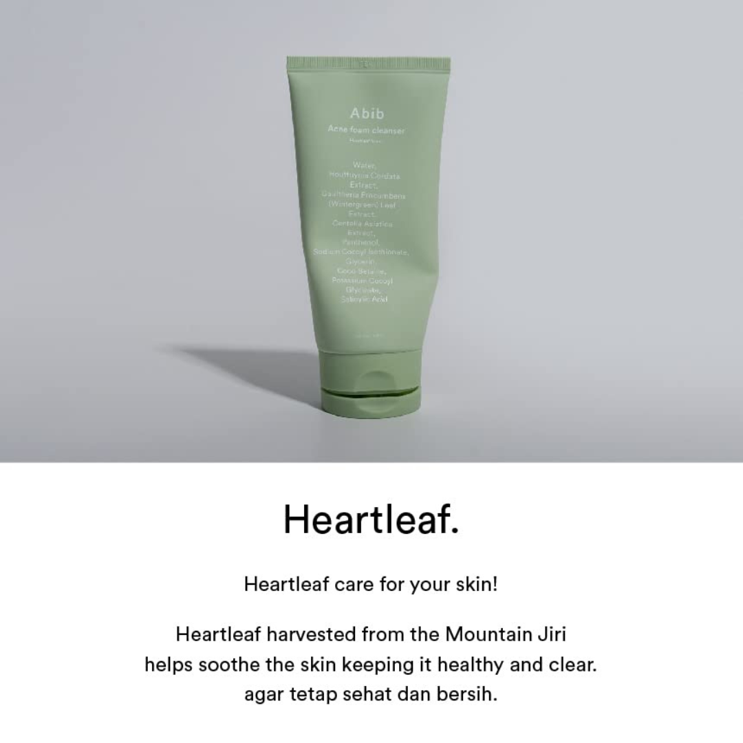 ABIB Acne Foam Cleanser Heartleaf Foam
