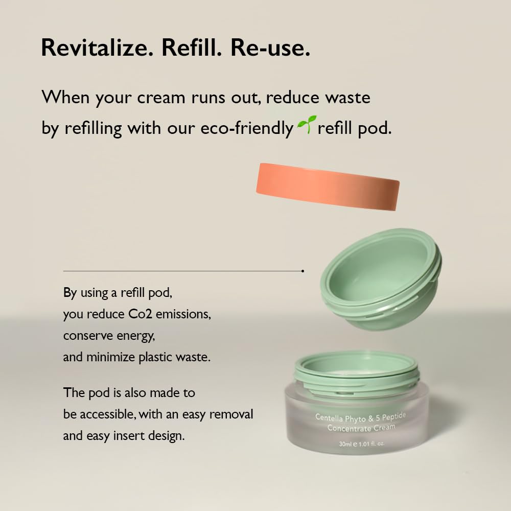 HARUHARU WONDER Centella Phyto & 5 Peptide Concentrate Cream 30ml Refill Only