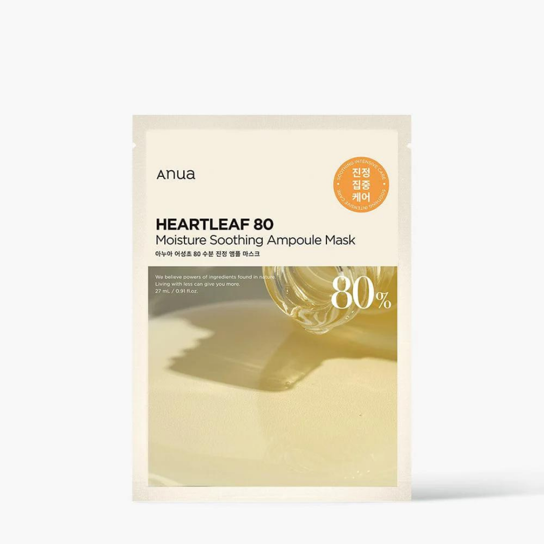ANUA Heartleaf 80 Moisture Soothing Ampoule Mask