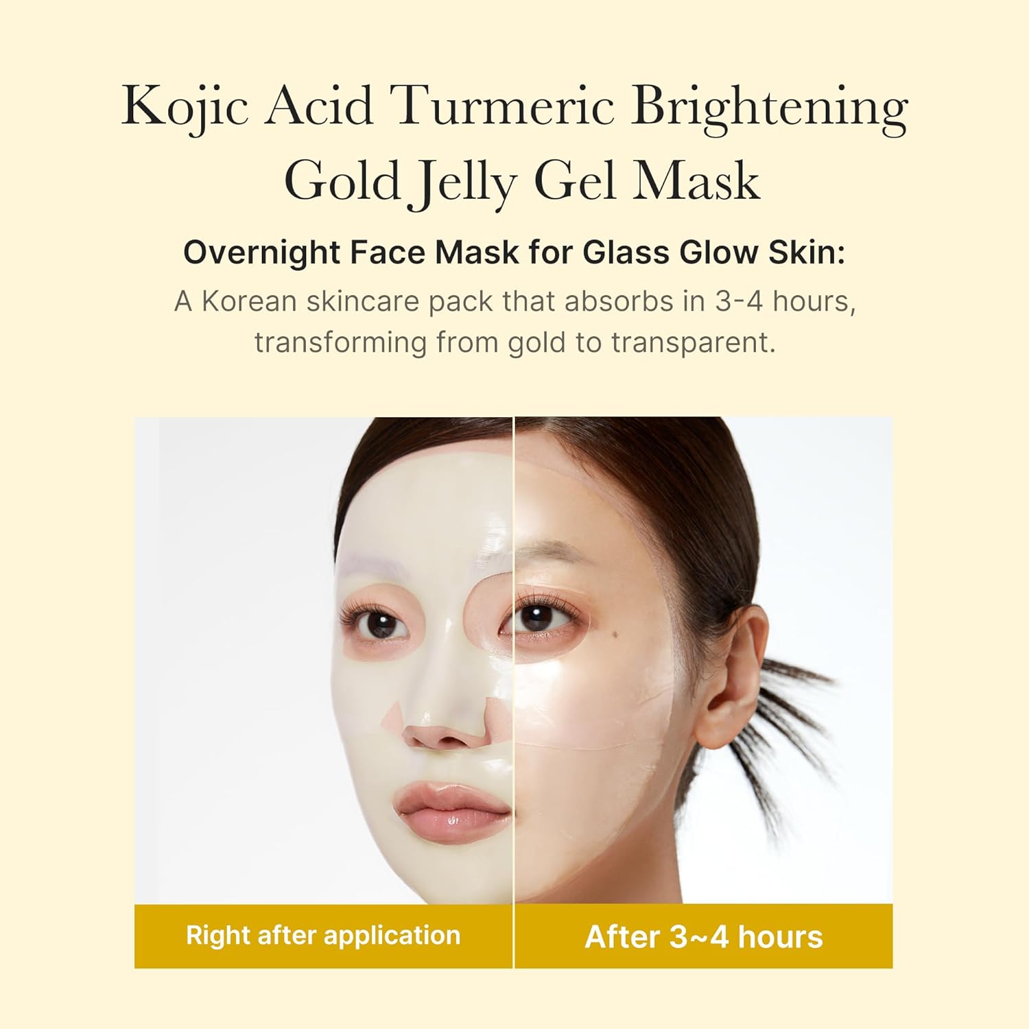 MEDICUBE Kojic Acid Turmeric Brightening Gel Mask