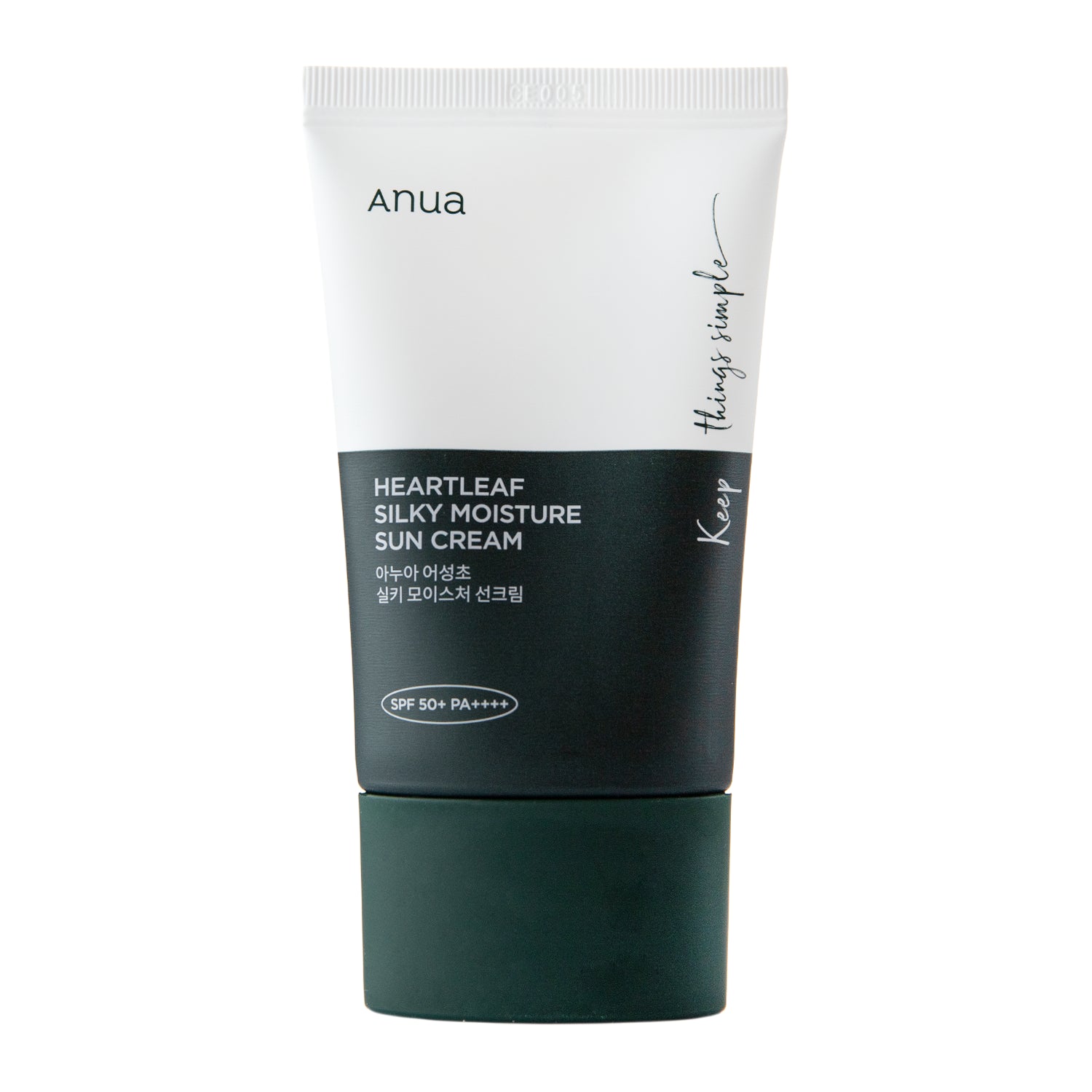 ANUA Heartleaf Silky Moisture Sun Cream